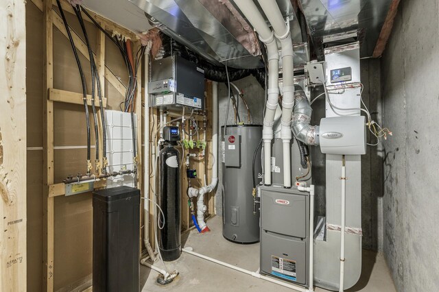 3485 109th Ln NE, Blaine, MN 55449 - utility room with water heater