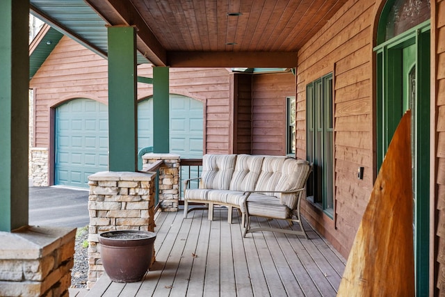 7251 County Rd B, Siren Twp, WI 54872 - view of deck