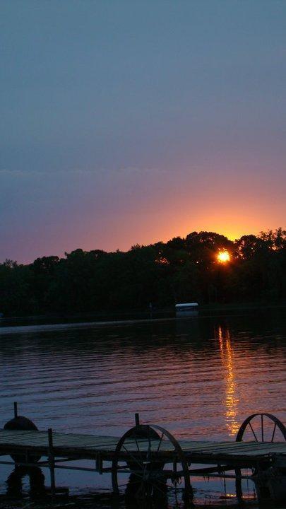 property view of water with a boat dock