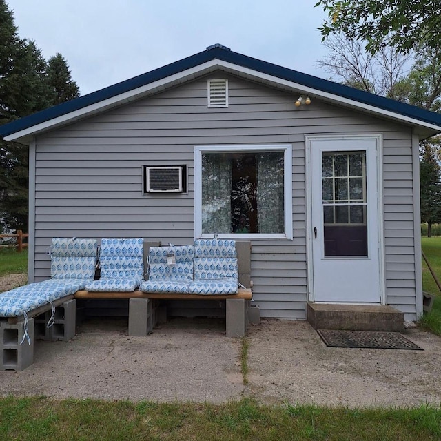 view of back of property