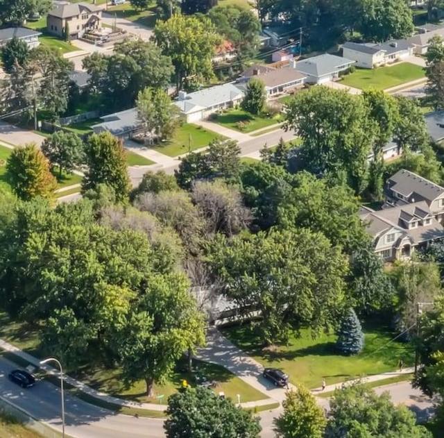 birds eye view of property featuring a residential view