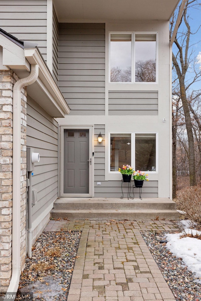 view of entrance to property