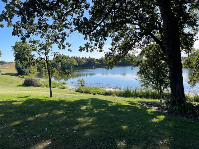 view of water feature