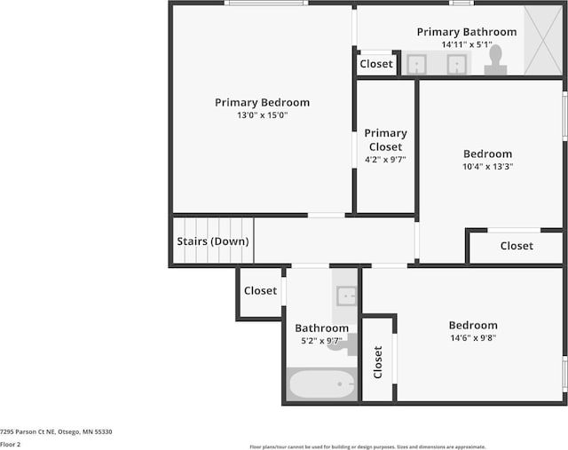 7295 Parson Ct NE, Otsego, MN 55330 - floor plan