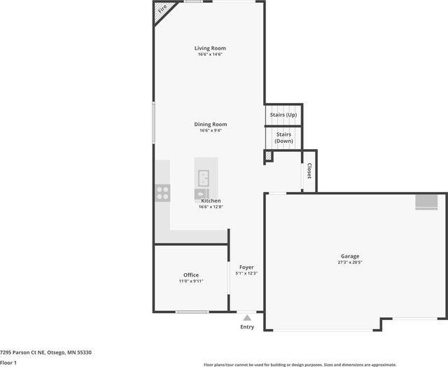 7295 Parson Ct NE, Otsego, MN 55330 - view of layout