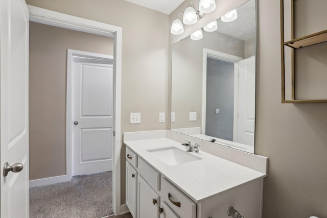 7295 Parson Ct NE, Otsego, MN 55330 - bathroom with vanity and baseboards