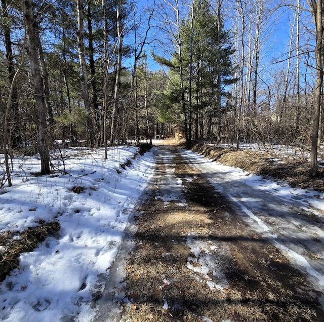 view of road