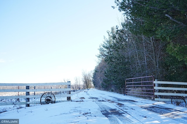 view of road