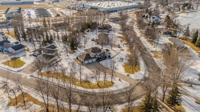 drone / aerial view featuring a residential view