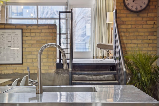 interior details with a sink