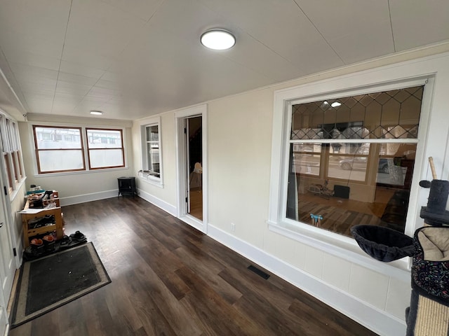 sunroom with visible vents