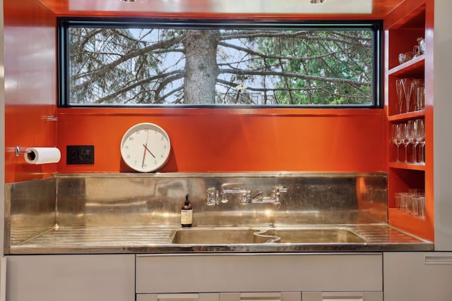 bar featuring a sink and indoor wet bar