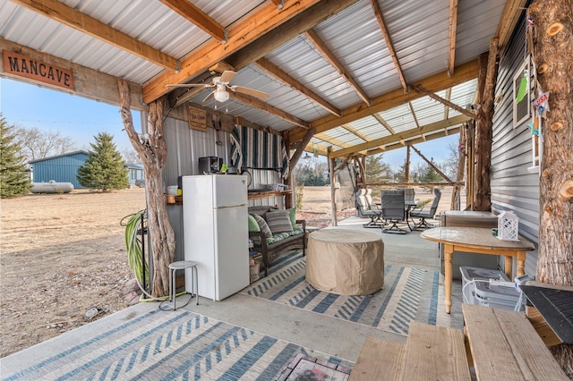 view of patio / terrace with outdoor dining area