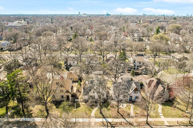birds eye view of property featuring a residential view