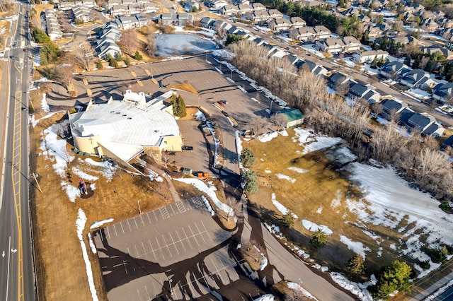 bird's eye view featuring a residential view