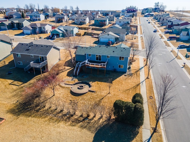 bird's eye view featuring a residential view