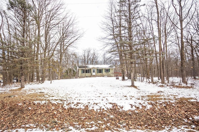 view of front of home