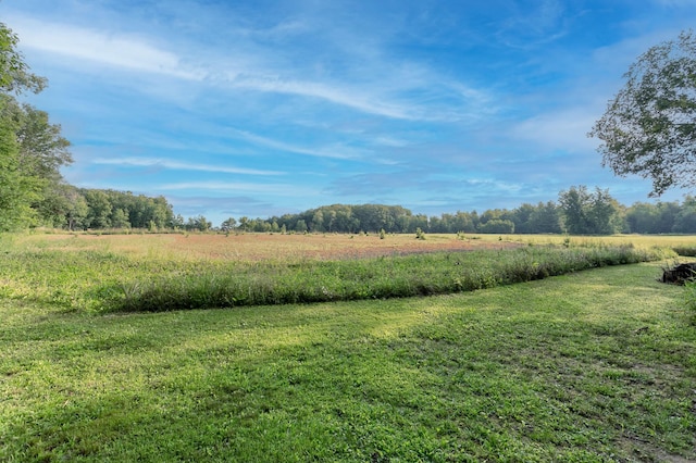 exterior space featuring a rural view