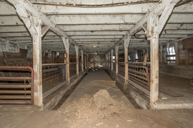 view of horse barn