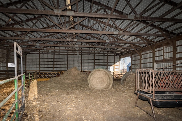 view of horse barn