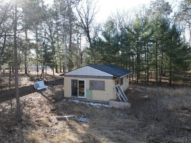 view of home's exterior