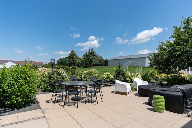 view of patio / terrace featuring outdoor dining space