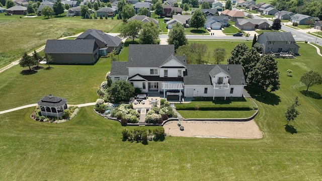 birds eye view of property featuring a residential view