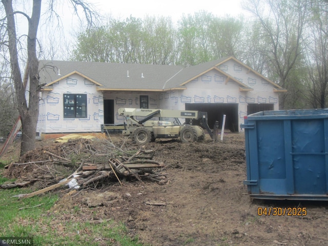 view of property under construction