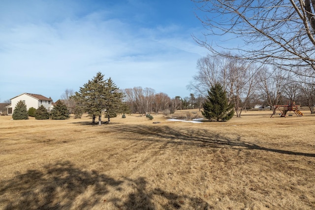 view of yard with playground community