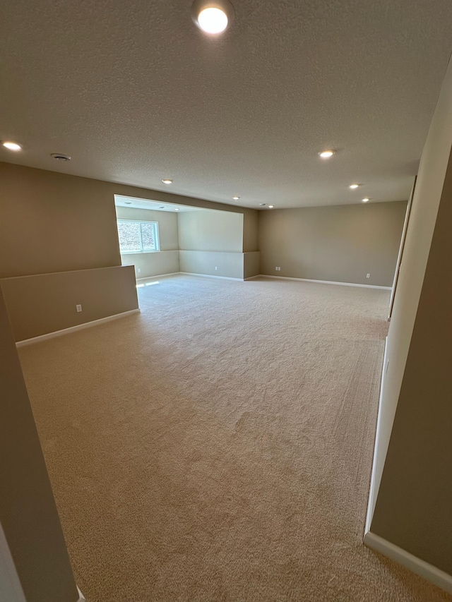 14403 107th Pl N, Maple Grove, MN 55369 - basement with recessed lighting, carpet flooring, and baseboards