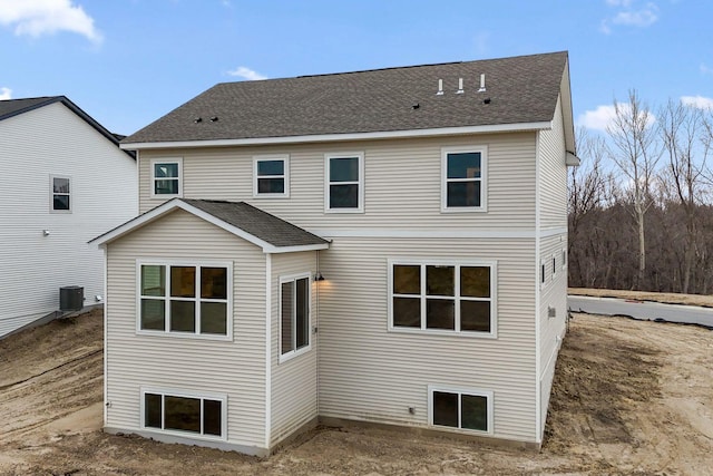 14403 107th Pl N, Maple Grove, MN 55369 - back of house with a shingled roof and central AC unit