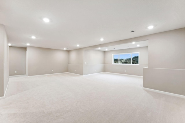 14403 107th Pl N, Maple Grove, MN 55369 - spare room featuring light colored carpet and recessed lighting