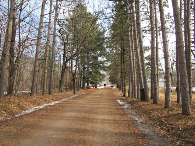 view of road