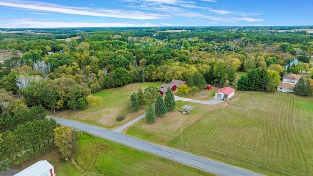 aerial view with a view of trees