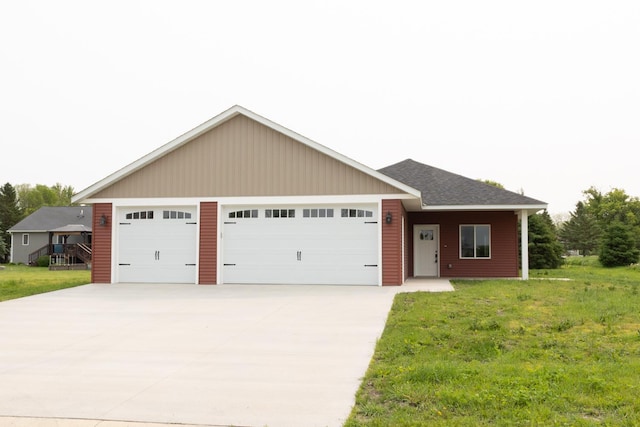 619 6th St, West Concord, MN 55985 - ranch-style house with a front yard