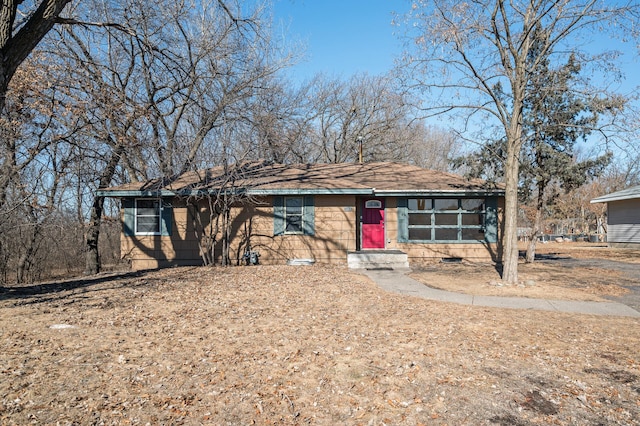 view of ranch-style home