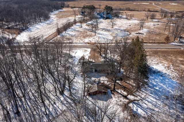 9806 County Road 144, Brainerd, MN 56401 - view of snowy aerial view