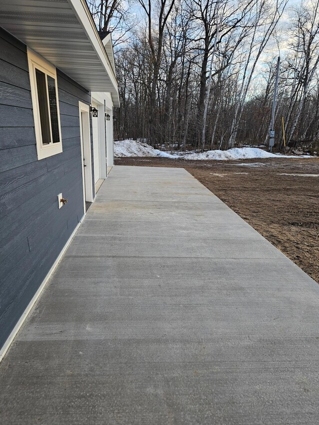9806 County Road 144, Brainerd, MN 56401 - view of snow covered patio