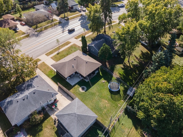 drone / aerial view featuring a residential view