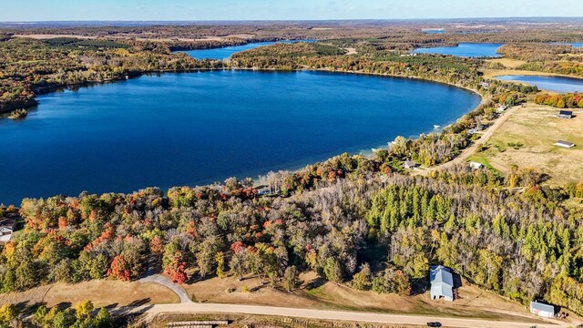 34257 Dusty Trl, Frazee, MN 56544 - aerial view of a large body of water and a forest