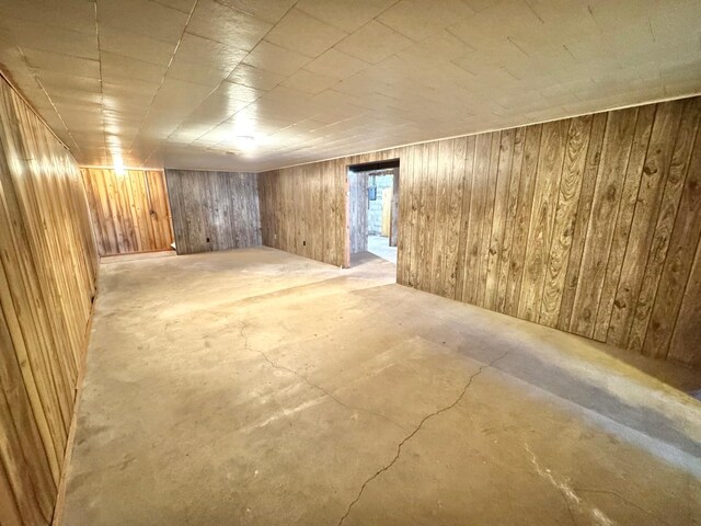 34257 Dusty Trl, Frazee, MN 56544 - finished below grade area with wooden walls