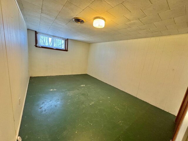 34257 Dusty Trl, Frazee, MN 56544 - basement with wooden walls