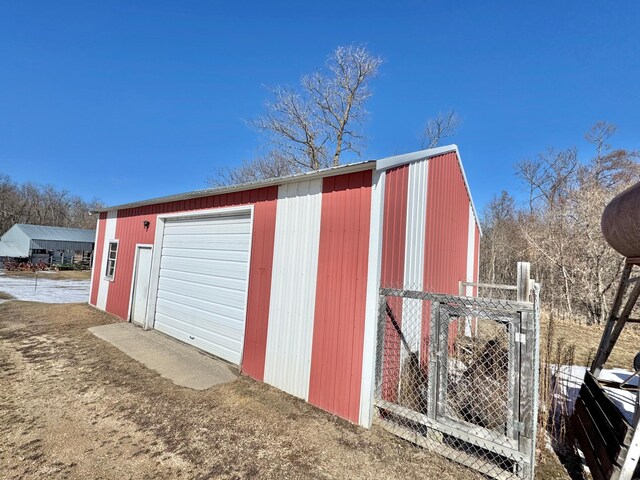 34257 Dusty Trl, Frazee, MN 56544 - view of detached garage