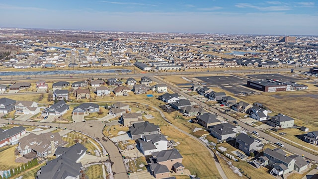 bird's eye view featuring a residential view