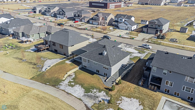 aerial view featuring a residential view