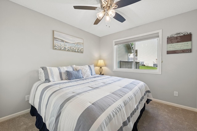 4514 Mcallister Ave NE, Saint Michael, MN 55376 - carpeted bedroom featuring baseboards and ceiling fan