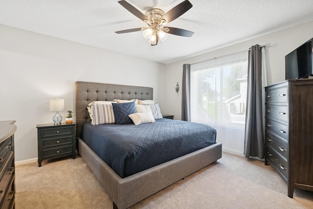 4514 Mcallister Ave NE, Saint Michael, MN 55376 - bedroom with light carpet, baseboards, and a ceiling fan