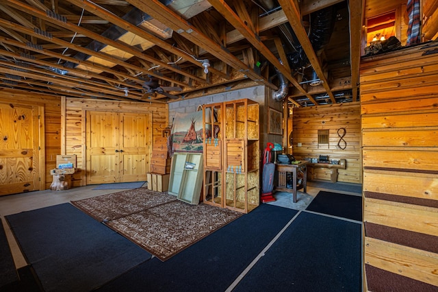 17910 27th Ave, Fair Haven Twp, MN 55320 - misc room with wood walls