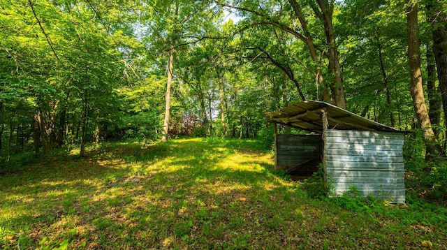 17910 27th Ave, Fair Haven Twp, MN 55320 - view of yard featuring a wooded view
