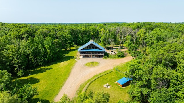 17910 27th Ave, Fair Haven Twp, MN 55320 - view of subject property with a heavily wooded area